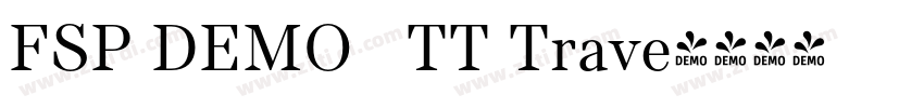 FSP DEMO   TT Trave字体转换